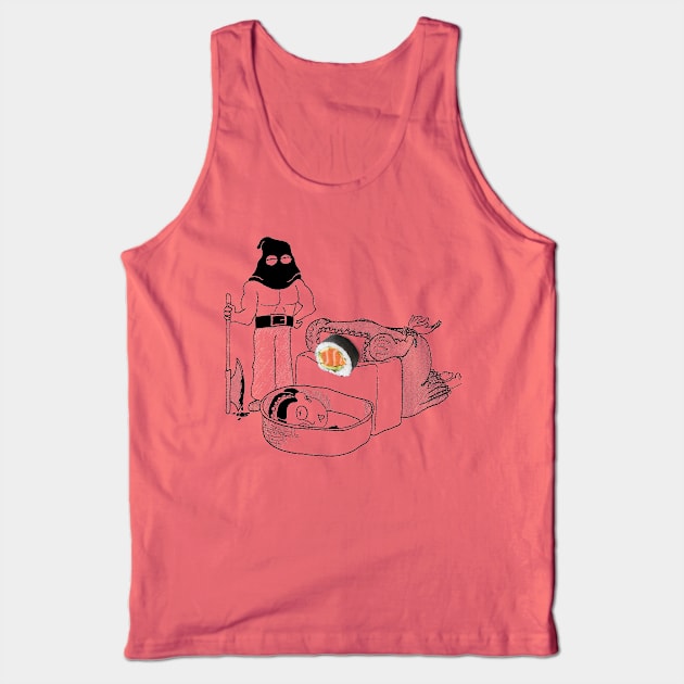 Sushi - decapitated neck Tank Top by MassimoFenati